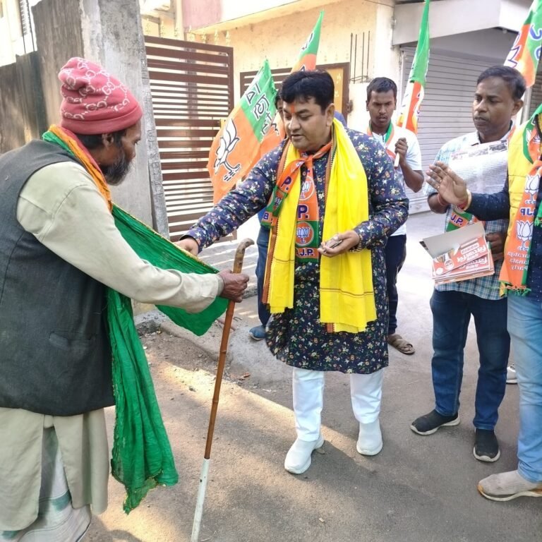 आसनसोल नगर निगम वार्ड 48 के 6 बूथों में भाजपा का जनसंपर्क अभियान